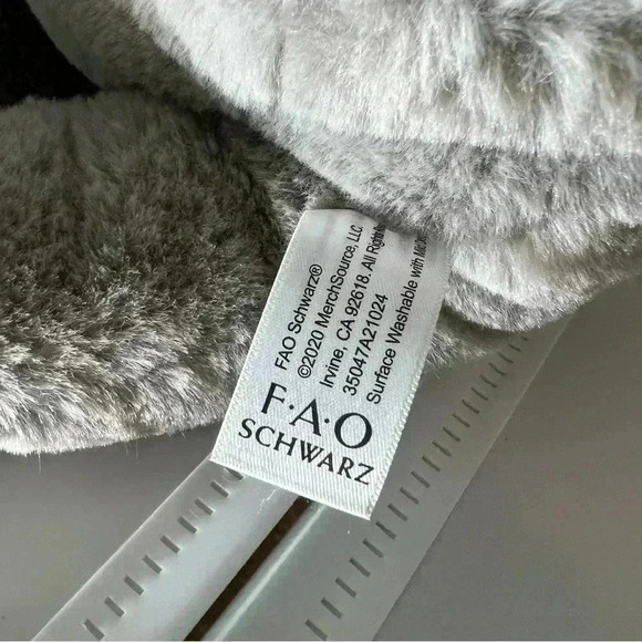 FAO Schwarz Gray Elephant Plush 10 Inch Save the Earth Stuffed Animal Toy - Picture 7 of 8